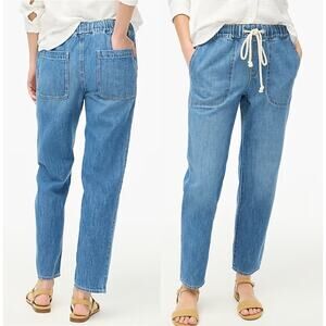 J. Crew Factory | NWT Flawed | Denim Drawstring Pant | East Harbor Wash | Sz 25